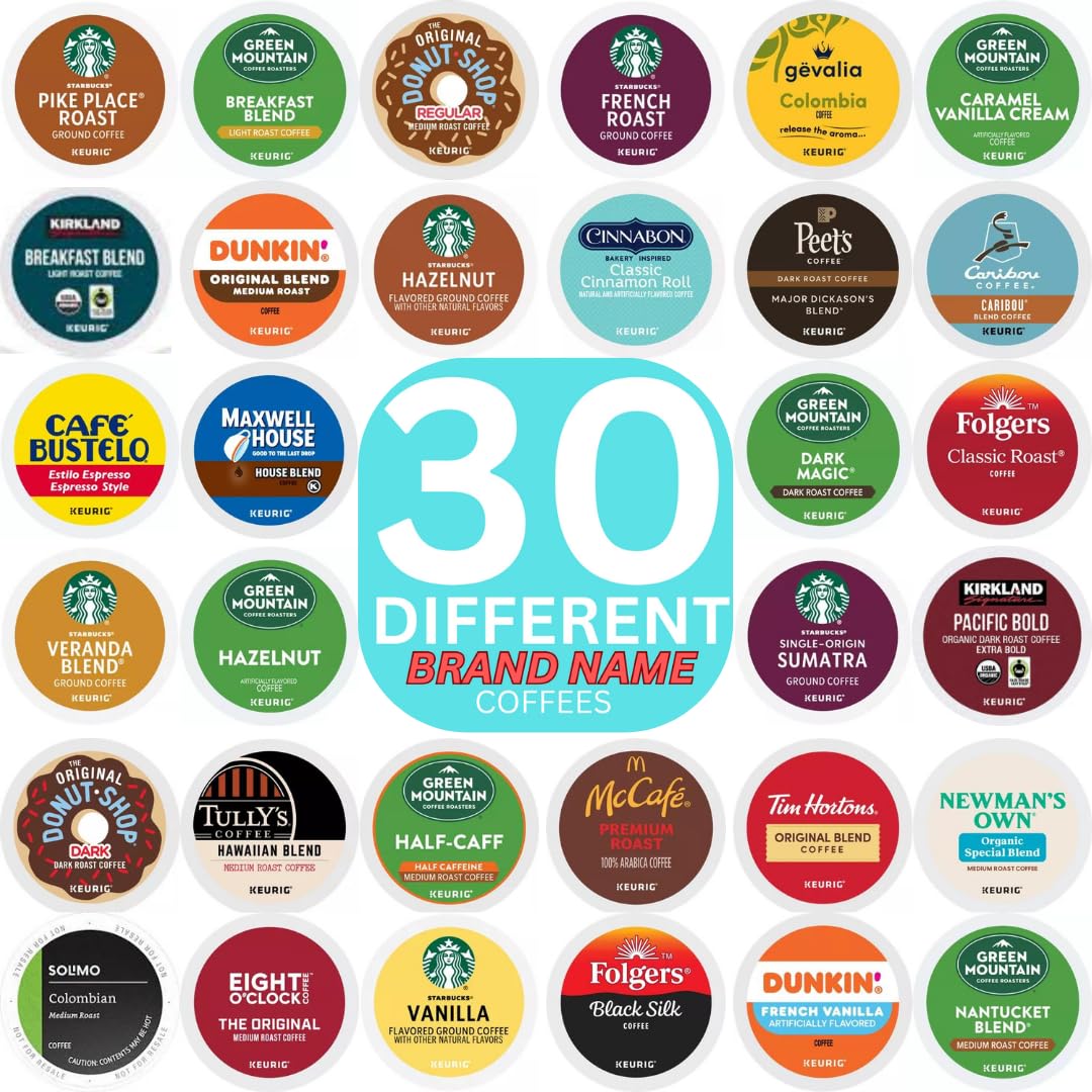 Brand Name Variety Pack K-Cup Sampler