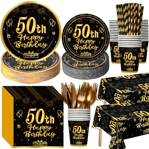 452 Pcs 50th Birthday Party Set (Funnymoom)