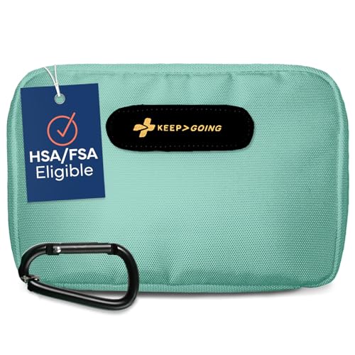 KeepGoing Travel First Aid Kit for Car, Home, Hiking, Camping and Outdoor Emergencies - First Aid Kit Travel Size TSA-Approved