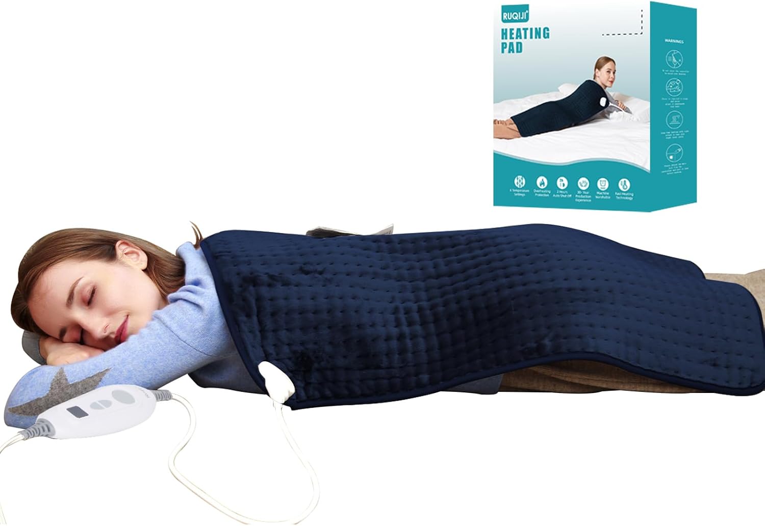 RUQIJI XXXL Heating Pad (Dark Blue)