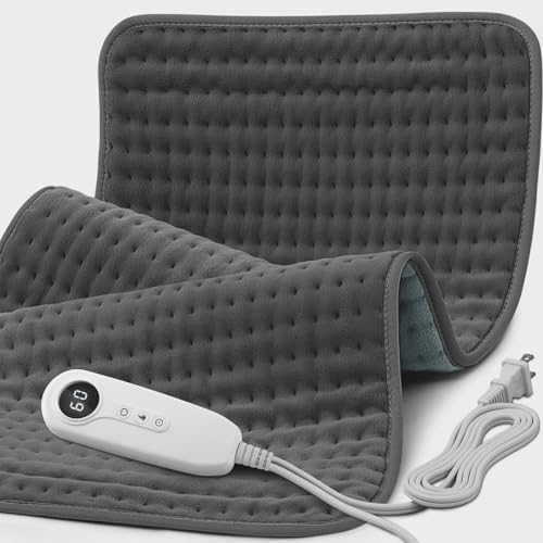 XXXL Heating Pad for Back & Women, Electric Large Heating Pads for Period Cramps Shoulder Neck Legs Pain Relief, 17"x33" King Size Heat Pad, Auto Off, Birthday Mothers Day Gifts for Mom Dad Women Men