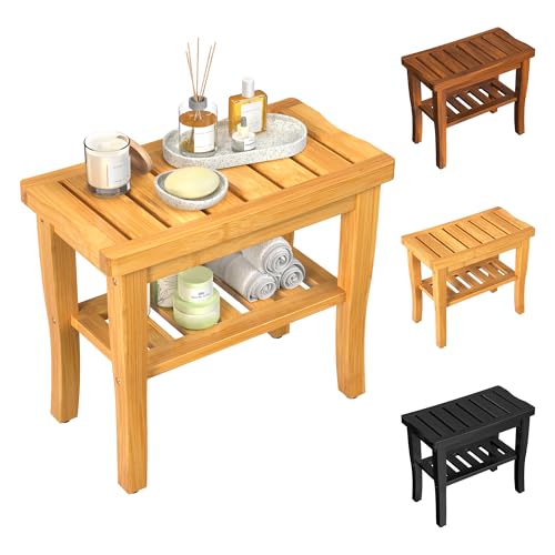 Greenual Bamboo Shower Bench