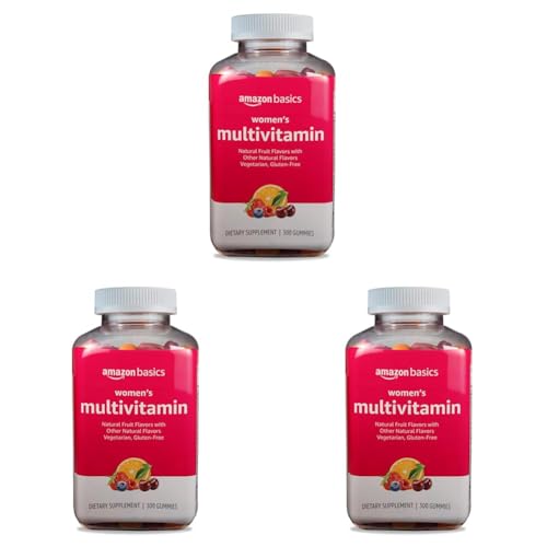 Amazon Basics Women's Multivitamin, 300 Gummies