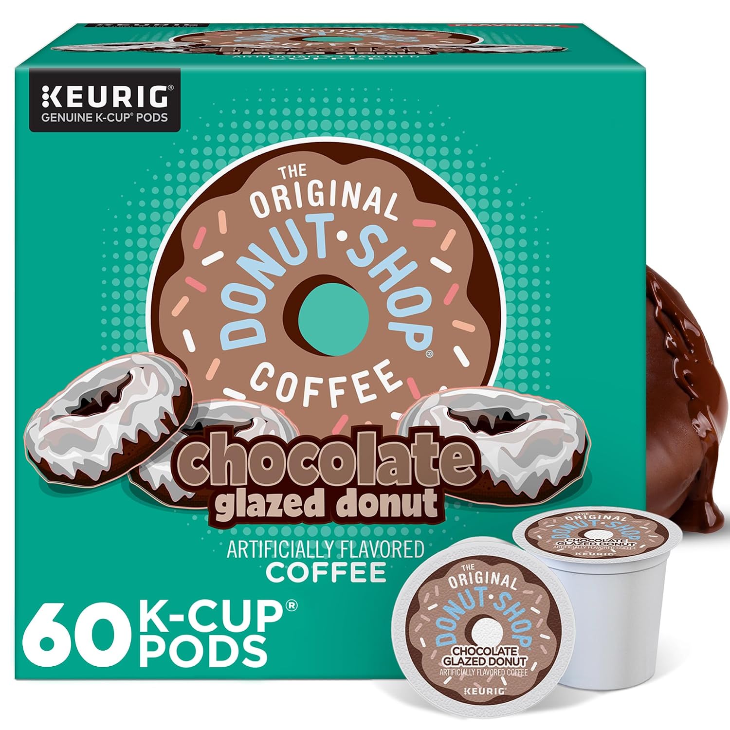 Donut Shop Chocolate Glazed (60 ct)
