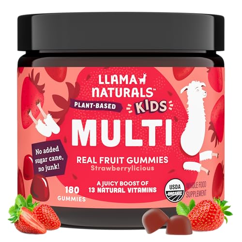 Llama Naturals Kids Multivitamin Gummies (Strawberry)