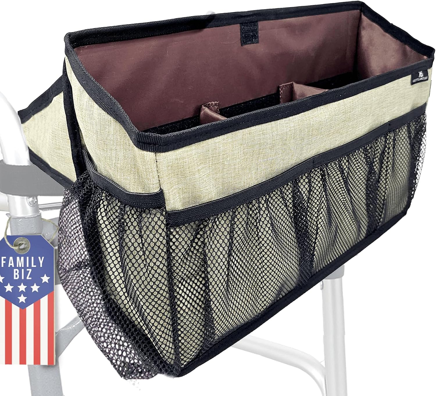 KETTLAND BAY Walker Basket (Caddy Sand)
