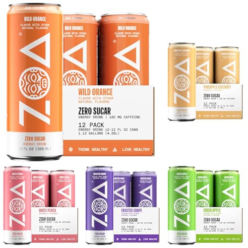 ZOA Zero Sugar Energy Drinks (60-Pack)