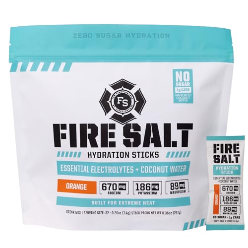 Fire Science Fire Salt Hydration Sticks (Orange)