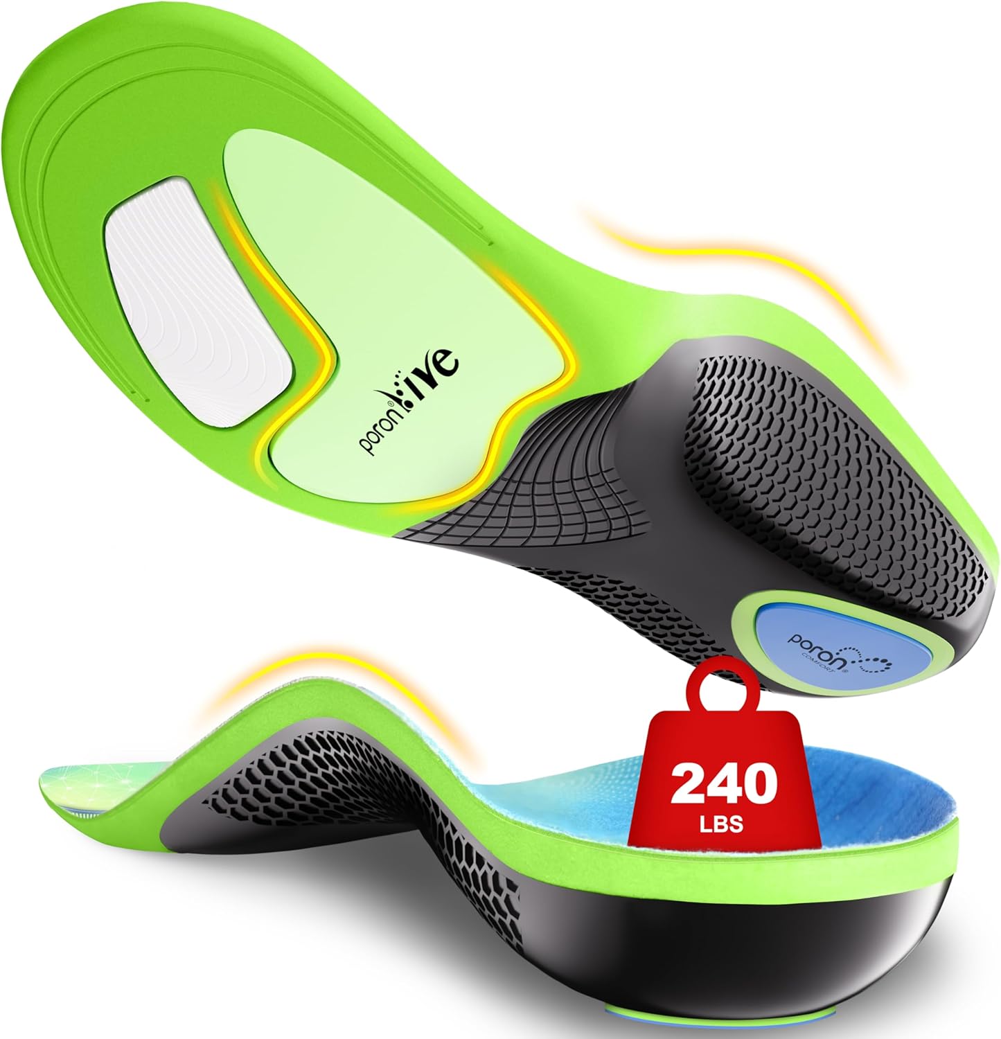 Healrecux Plantar Fasciitis Insoles (M)