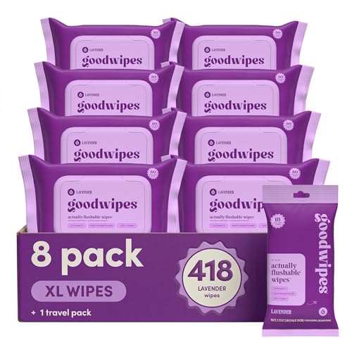 goodwipes Flushable Butt Wipes (Lavender)