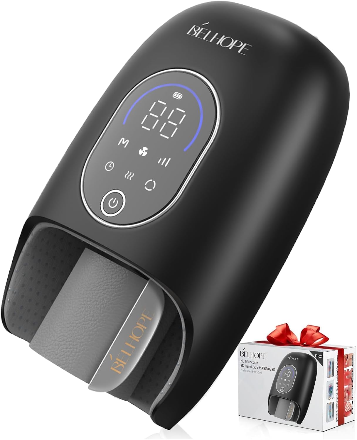 belhope Hand Massager with 9 Modes (Black)