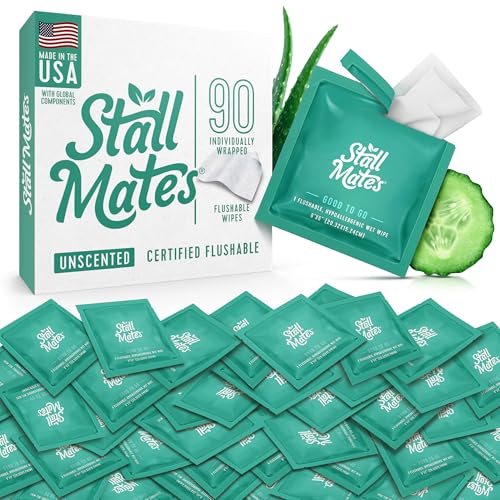 Stall Mates Flushable Travel Wipes