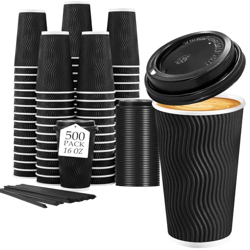 Lamosi 16 oz Disposable Cups (500)