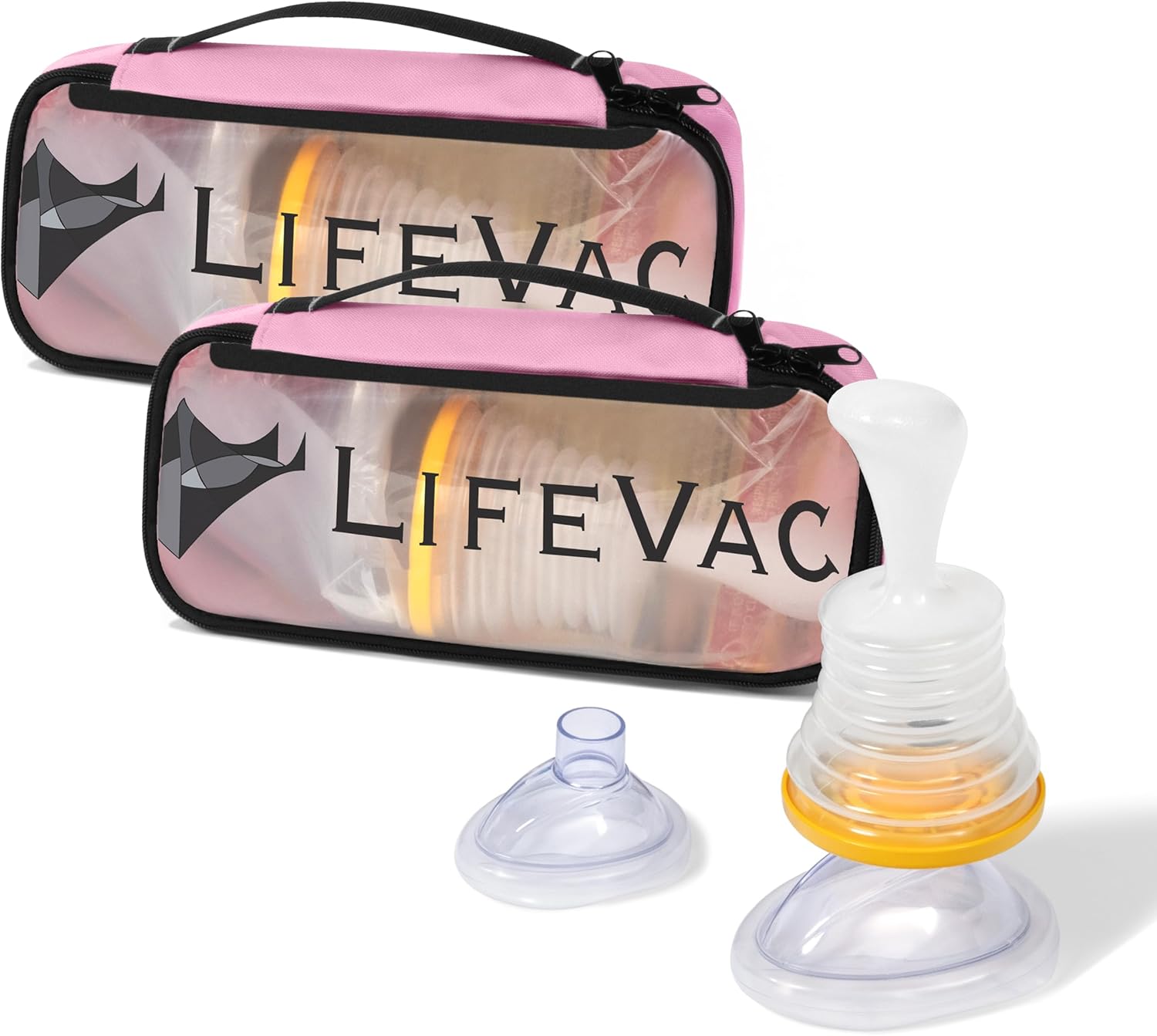 LifeVac Pink Travel Kit (2 Pack)