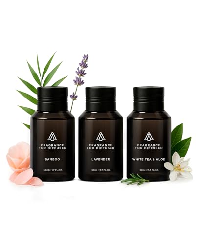 AromaPlan Home Spring Collection Scents,Hotel Premium Collection Set- 5 Star Hotel Collection- Natural, Non-Toxic Cold Air Diffuser Oil - Gift Ready, Diffuser Oils Scent (3 Pack/1.7 fl.oz (50 ml)