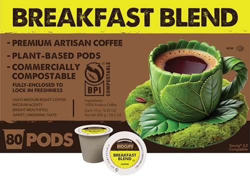 EKOCUPS Breakfast Blend Plant-Based Pods