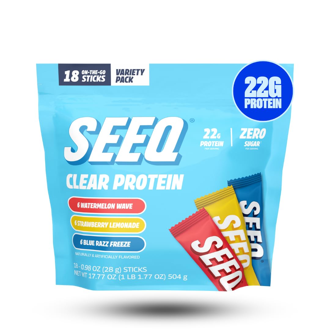 SEEQ Clear Protein Powder Sample Pack