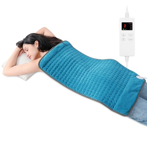 Heating Pad for Back Pain Relief & Cramps, KOT Heating Pads with Auto Shut Off Large, 6 Heat Settings Electric Heated Pad, Christmas Gifts for Women Men, 17" x 33" - XXXL