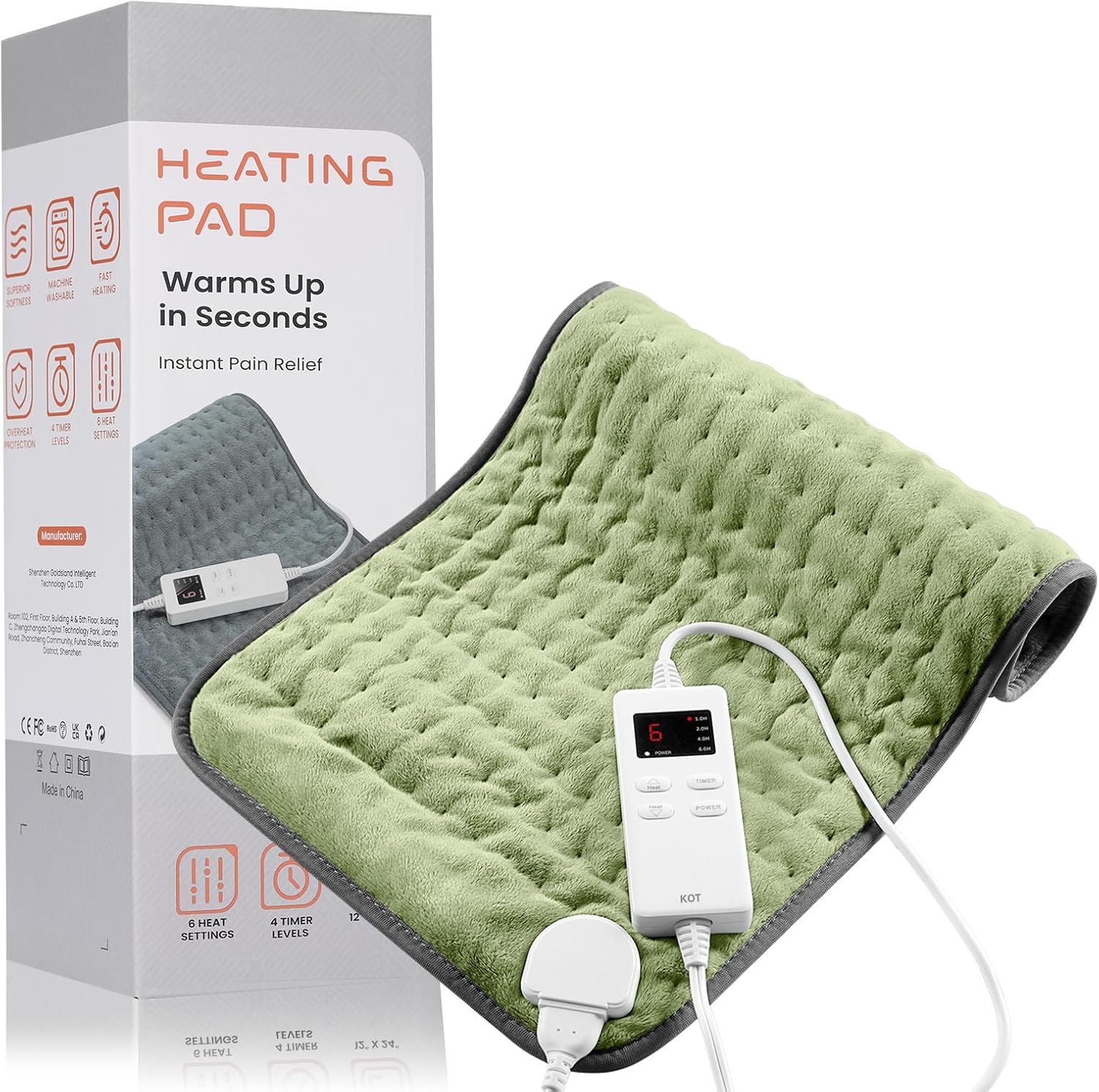KOT 12" x 24" Heating Pad
