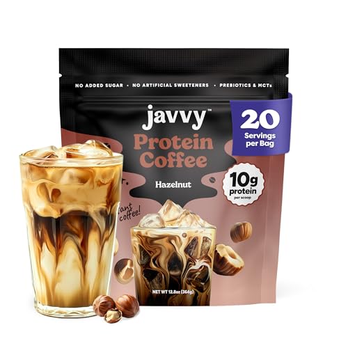 Javvy Hazelnut Protein Iced Coffee