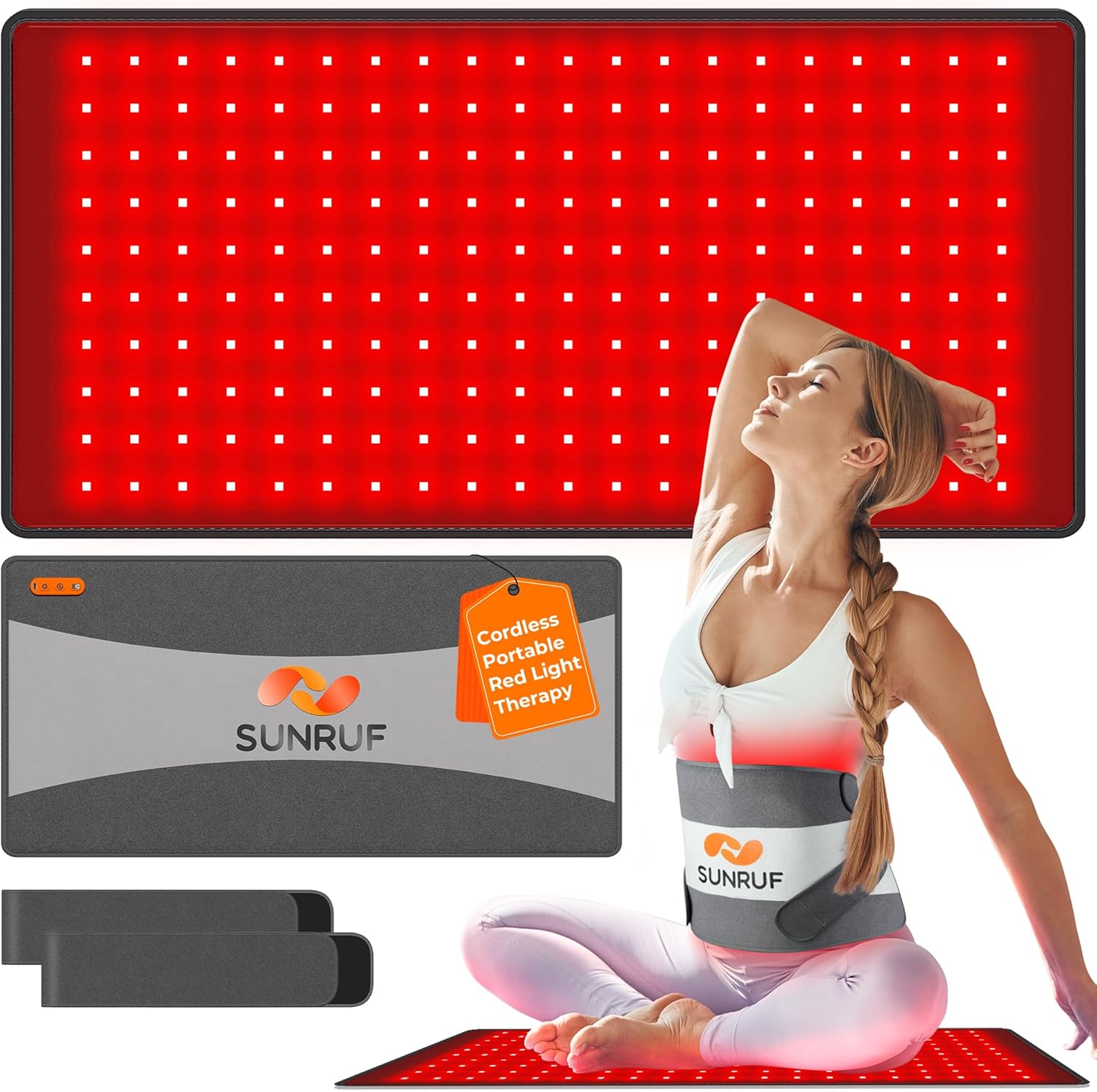 Sunruf Cordless Red Light Pad