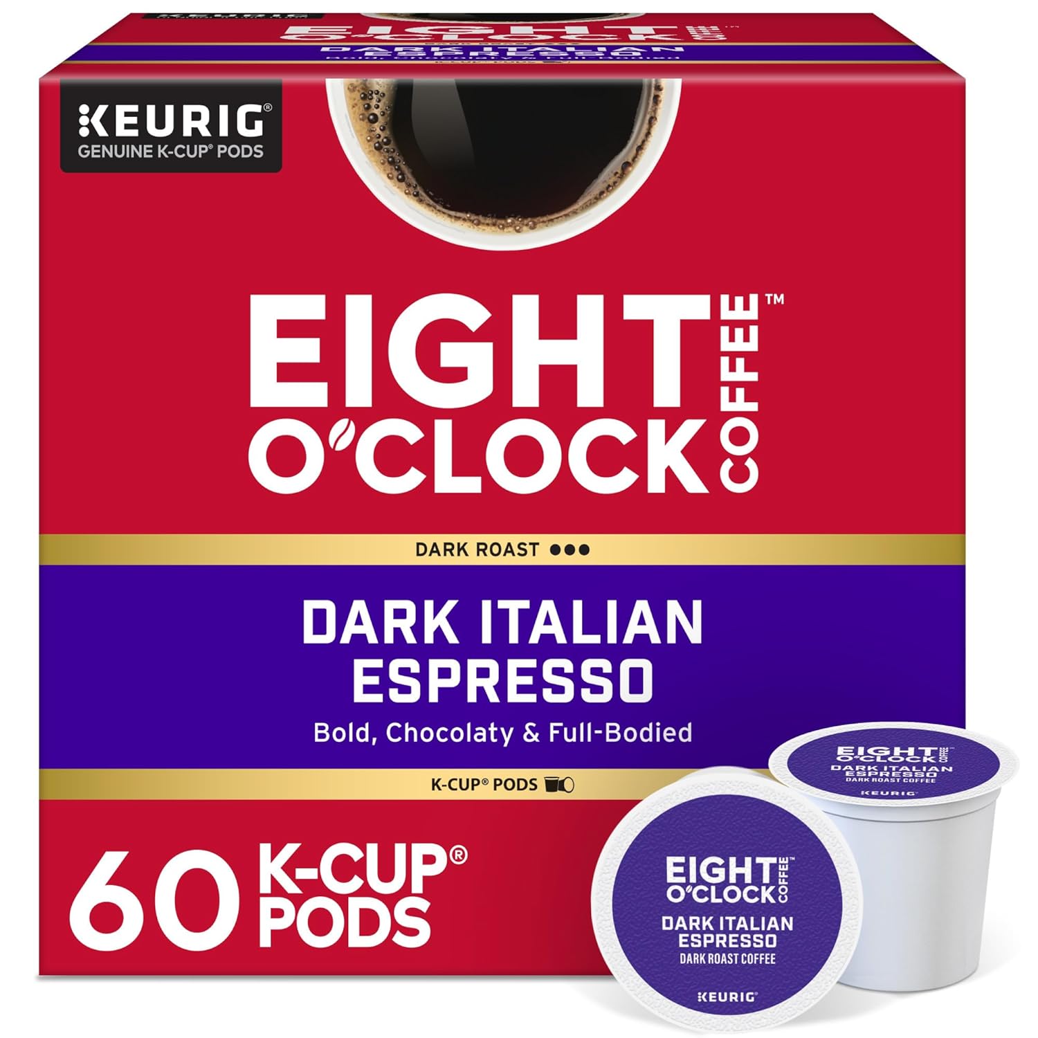 Eight O'Clock Dark Italian K-Cups