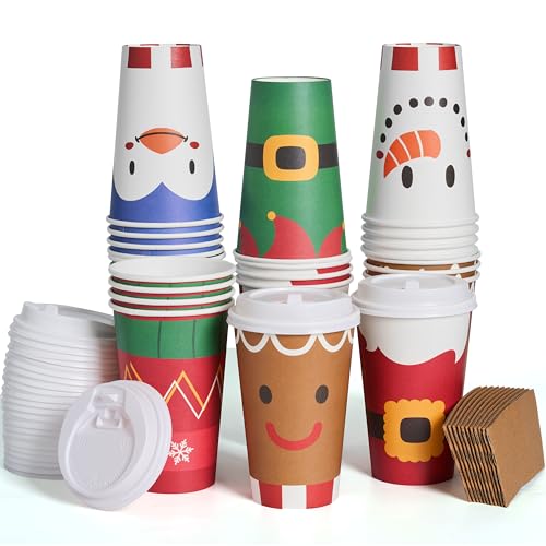 JOYIN 16oz Christmas Cups