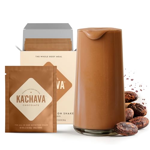 KaChava Whole Body Meal Shake Chocolate  Vegan Protein Powder with 85+ superfoods and ingredients  Plant-Based Meal Replacement with Probiotics & Digestive Enzymes  5 Sachets Travel Pack (5 Servings)