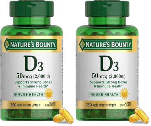 Nature's Bounty Vitamin D3 2000 IU